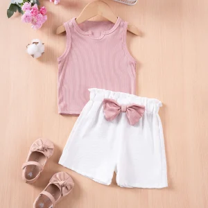 Girls Solid Color Summer Outfits